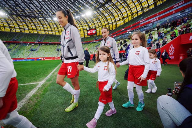 14.04.2026 GDANSK, STADION POLSAT ARENA , PILKA NOZNA KOBIET ( WOMEN S FOOTBALL) ELIMINACJE MISTRZOSTWA SWIATA KOBIET BRAZYLIA FIFA World Cup, WM, Weltmeisterschaft, Fussball 2027 ( FIFA WOMEN S WORLD CUP QUALIFICATION 2027 ) MECZ POLSKA - IRLANDIA ( GAME POLAND - IRELAND) NZ. REZENTACJA FOTO RADOSLAW JOZWIAK CYFRASPORT NEWSPIX.PL --- Newspix.pl  RA2_4724