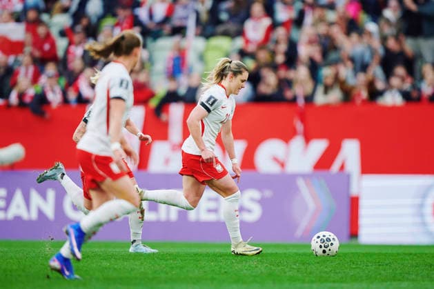 14.04.2026 GDANSK, STADION POLSAT ARENA , PILKA NOZNA KOBIET ( WOMEN S FOOTBALL) ELIMINACJE MISTRZOSTWA SWIATA KOBIET BRAZYLIA FIFA World Cup, WM, Weltmeisterschaft, Fussball 2027 ( FIFA WOMEN S WORLD CUP QUALIFICATION 2027 ) MECZ POLSKA - IRLANDIA ( GAME POLAND - IRELAND) NZ. PAULINA TOMASIAK FOTO RADOSLAW JOZWIAK CYFRASPORT NEWSPIX.PL --- Newspix.pl  RA2_5039