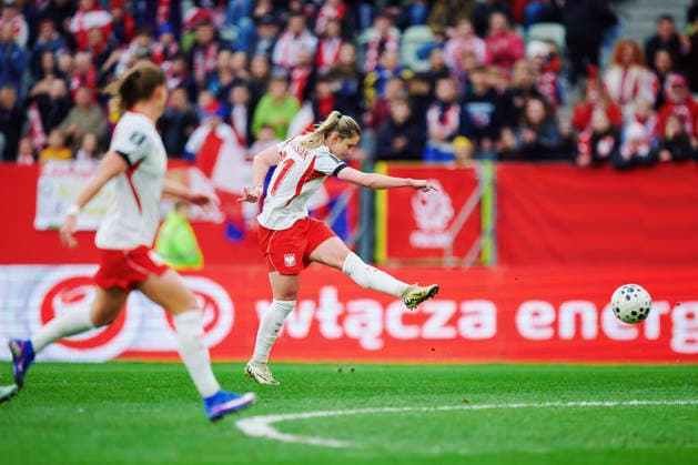 14.04.2026 GDANSK, STADION POLSAT ARENA , PILKA NOZNA KOBIET ( WOMEN S FOOTBALL) ELIMINACJE MISTRZOSTWA SWIATA KOBIET BRAZYLIA FIFA World Cup, WM, Weltmeisterschaft, Fussball 2027 ( FIFA WOMEN S WORLD CUP QUALIFICATION 2027 ) MECZ POLSKA - IRLANDIA ( GAME POLAND - IRELAND) NZ. PAULINA TOMASIAK FOTO RADOSLAW JOZWIAK CYFRASPORT NEWSPIX.PL --- Newspix.pl  RA2_5041