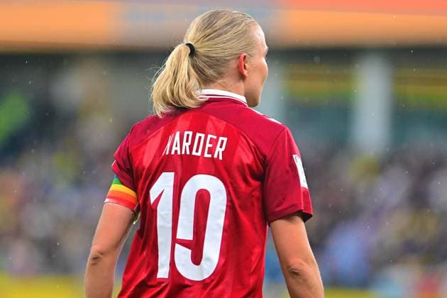 Gamla Ullevi GOTHENBURG, SWEDEN - APRIL 14: Pernille Harder of Denmark in the World Cup 2027 qualifier match between Sweden and Denmark at Gamla Ullevi on April 14, 2026 in Gothenburg, Sweden. (Peter Sonander SPP) Copyright: xx spp-en-PeSo-20260414_SPP_PeterSonander_5481