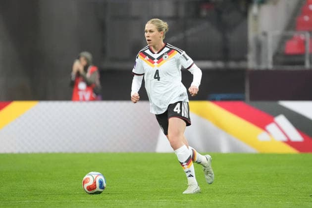 Rebecca Knaak Germany Nuremberg 14 04 2026 Germany vs Austria, Max Morlock Stadium, Womens World Cup Qualification