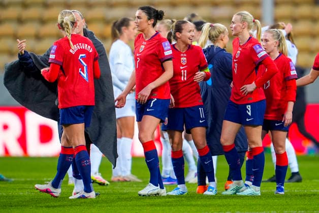 Women s international football match Norway Slovenia Lillestrom 20260414 The World Cup qualifying match in women s football between Norway and Slovenia at Arasen Stadium Photo Lise Aserud NTB Lillestrom Norway EDITORIAL USE ONLY RESTRICTED USE FOR BETTING COMPANIES  Copyright: xLisexAserudx xNTBx