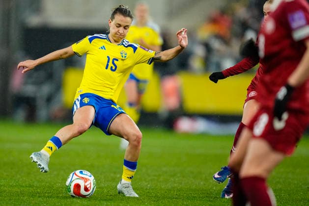 GÖTEBORG, SWEDEN 20260414 Swedens Julia Zigiotti Olme during Tuesdays World Cup qualifying soccer match between Sweden and Denmark at Gamla Ullevi in Gothenburg GÖTEBORG SWEDEN x9200x  Copyright: xBjörnxLarssonxRosvall TTx VM-KVAL SVERIGE-DANMARK