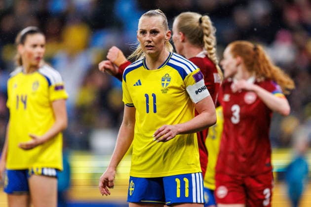 260414 Stina Blackstenius of Sweden during the FIFA Women s World Cup Qualifier football match between Sweden and Denmark on April 14, 2026 in Gothenburg Photo Michael Erichsen BILDBYRAN COP 89 CS0928 fotboll football soccer fotball vm kval kval fifa womens world cup qualifier qualifier sverige sweden danmark denmark dam bbeng women kvinner  Copyright: MICHAELxERICHSEN BB260414MI049