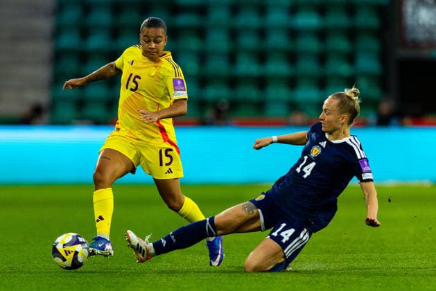 Football, Women, World Cup Quali, Scotland - Belgium