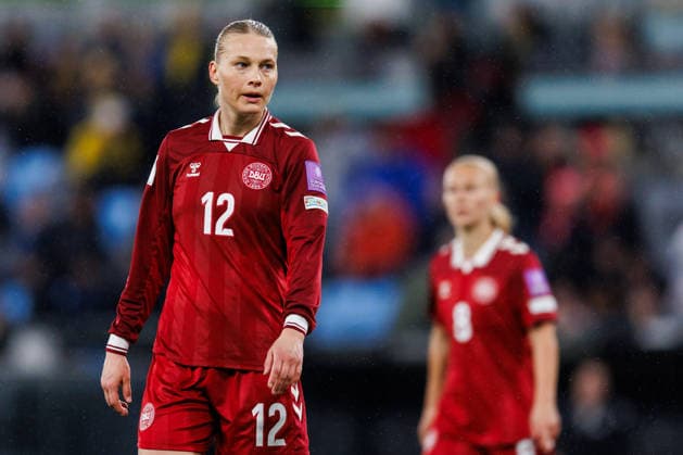 260414 Stine Sandbech of Denmark during the FIFA Women s World Cup Qualifier football match between Sweden and Denmark on April 14, 2026 in Gothenburg Photo Michael Erichsen BILDBYRAN COP 89 CS0928 fotboll football soccer fotball vm kval kval fifa womens world cup qualifier qualifier sverige sweden danmark denmark dam bbeng women kvinner  Copyright: MICHAELxERICHSEN BB260414MI054