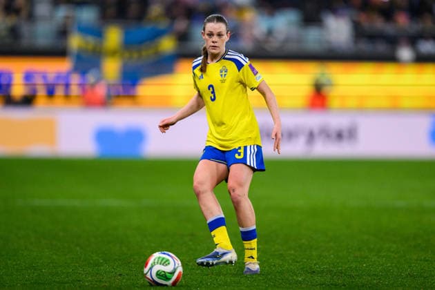 260414 Sofia Reidy of Sweden during the FIFA Women s World Cup Qualifier football match between Sweden and Denmark on April 14, 2026 in Gothenburg Photo Carl Sandin BILDBYRAN code CS CS0928 fotboll football soccer fotball vm kval kval fifa womens world cup qualifier qualifier sverige sweden danmark denmark dam bbeng women kvinner  Copyright: CARLxSANDIN BB260414CS044