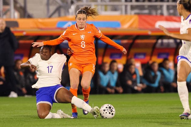 Football, Women, World Cup Quali, Netherlands - France