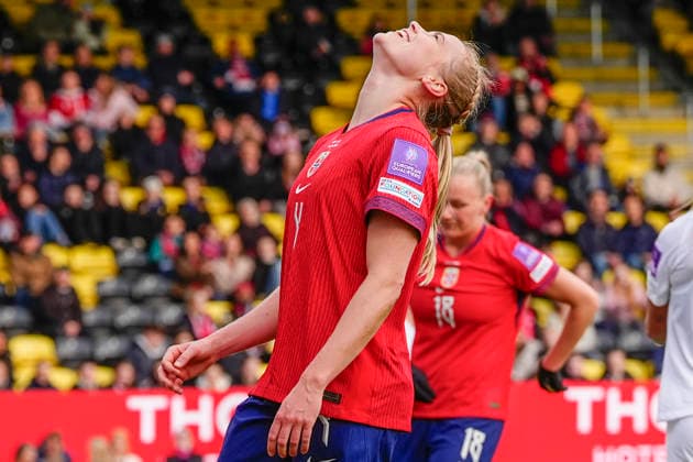 Women s international football match Norway Slovenia Lillestrom 20260414 Norway s Julie Blakstad during the Women s World Cup qualifying match between Norway and Slovenia at Arasen Stadium Photo Lise Aserud NTB Lillestrom Norway EDITORIAL USE ONLY RESTRICTED USE FOR BETTING COMPANIES  Copyright: xLisexAserudx xNTBx