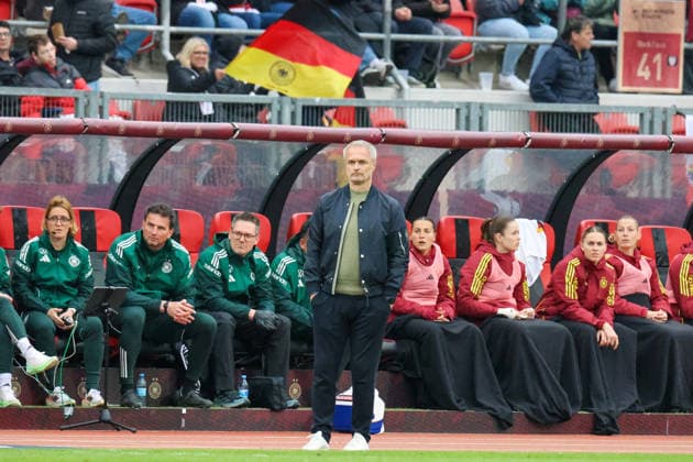 Nuremberg, Germany 14 April 2026 World Cup qualifier Germany vs. Austria In the picture national coach Christian Wück Wueck Germany Copyright: HMBxMedia MadeleinexFantini