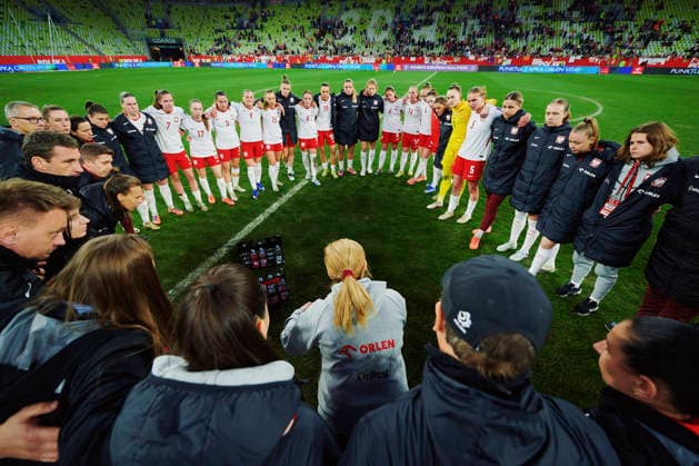 14.04.2026 GDANSK, STADION POLSAT ARENA , PILKA NOZNA KOBIET ( WOMEN S FOOTBALL) ELIMINACJE MISTRZOSTWA SWIATA KOBIET BRAZYLIA FIFA World Cup, WM, Weltmeisterschaft, Fussball 2027 ( FIFA WOMEN S WORLD CUP QUALIFICATION 2027 ) MECZ POLSKA - IRLANDIA ( GAME POLAND - IRELAND) NZ. KADRA PATRYCJA SARAPATA NINA PATALON GABRIELA GRZYBOWSKA WIKTORIA ZIENIEWICZ EWA PAJOR MILENA KOKOSZ NATALIA PADILLA-BIDAS OLIWIA WOS WERONIKA ZAWISTOWSKA FOTO RADOSLAW JOZWIAK CYFRASPORT NEWSPIX.PL --- Newspix.pl  RA2_1917