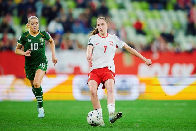 14.04.2026 GDANSK, STADION POLSAT ARENA , PILKA NOZNA KOBIET ( WOMEN S FOOTBALL) ELIMINACJE MISTRZOSTWA SWIATA KOBIET BRAZYLIA FIFA World Cup, WM, Weltmeisterschaft, Fussball 2027 ( FIFA WOMEN S WORLD CUP QUALIFICATION 2027 ) MECZ POLSKA - IRLANDIA ( GAME POLAND - IRELAND) NZ. PATRYCJA SARAPATA FOTO RADOSLAW JOZWIAK CYFRASPORT NEWSPIX.PL --- Newspix.pl  RA2_5998