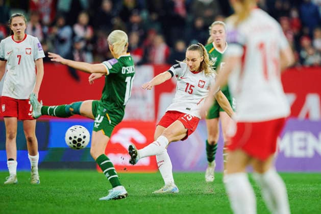 14.04.2026 GDANSK, STADION POLSAT ARENA , PILKA NOZNA KOBIET ( WOMEN S FOOTBALL) ELIMINACJE MISTRZOSTWA SWIATA KOBIET BRAZYLIA FIFA World Cup, WM, Weltmeisterschaft, Fussball 2027 ( FIFA WOMEN S WORLD CUP QUALIFICATION 2027 ) MECZ POLSKA - IRLANDIA ( GAME POLAND - IRELAND) NZ. MILENA KOKOSZ FOTO RADOSLAW JOZWIAK CYFRASPORT NEWSPIX.PL --- Newspix.pl  RA2_6088