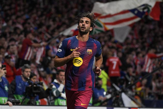 UEFA Champions League Quarter Finals Atletico Madrid v Barcelona Ferran Torres of FC Barcelona, Barca celebrate his goal during the UEFA Champions League Quarter Finals match Atletico Madrid vs Barcelona at Riyadh Air Metropolitano, Madrid, Spain on 14 April 2026 (Photo by Samuel Carreno News Images) Madrid Riyadh Air Metropolitano Madrid Spain Copyright: xSamuelxCarreno NewsxImagesx