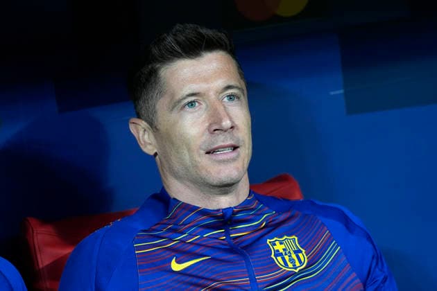ATLETICO DE MADRID v FC Barcelona, Barca CHAMPIONS LEAGUE 2025 2026. QUARTER-FINALS 2ND LEG MATCH. FC Barcelona s Robert Lewandowski during Champions League 2025 2026, Quarter-finals 2nd leg match. April 14 ,2026. (ALTERPHOTOS Acero) MadridSpain  Copyright: xAcerox