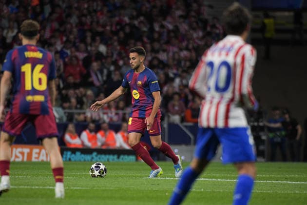 UEFA Champions League Quarter Finals Atletico Madrid v Barcelona Eric Garcia of FC Barcelona, Barca during the UEFA Champions League Quarter Finals match Atletico Madrid vs Barcelona at Riyadh Air Metropolitano, Madrid, Spain on 14 April 2026 (Photo by Samuel Carreno News Images) Madrid Riyadh Air Metropolitano Madrid Spain Copyright: xSamuelxCarreno NewsxImagesx