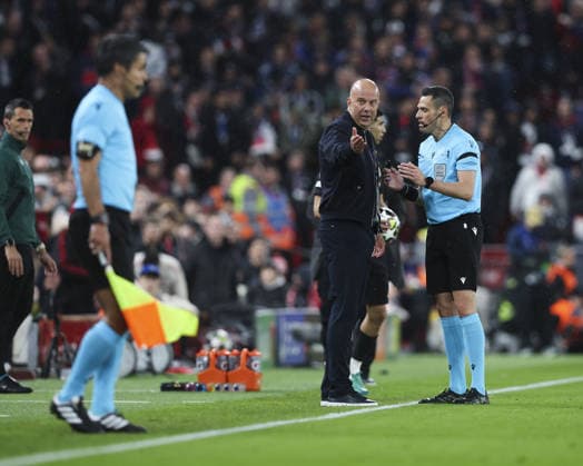 Liverpool v PSG, UEFA Champions League, Quater Final, 2nd Leg 14.04.26 Liverpool v PSG, UEFA Champions League, Quater Final, 2nd Leg Bradley Ormesher The Times Arne Slot Manager of Liverpool  Copyright: xBradleyxOrmesherx NINTCHDBPICT001073545943