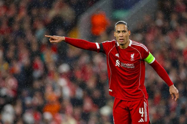 Football - UEFA Champions League - Quarter-Final - 2nd Leg - Liverpool FC v Paris Saint-Germain FC LIVERPOOL, ENGLAND - Tuesday, April 14, 2026: Liverpool s captain Virgil van Dijk reacts during the UEFA Champions League Quarter-Final 2nd Leg match between Liverpool FC and Paris Saint-Germain FC at Anfield. (Photo by David Rawcliffe Propaganda) LIVERPOOL Anfield MERSEYSIDE ENGLAND  Copyright: xDavidxRawcliffex P2026-04-14-Liverpool_PSG-81
