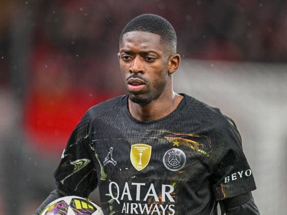 Liverpool v Paris Saint-Germain UEFA Champions League Ousmane Dembele of Paris Saint-Germain during the UEFA Champions League Quarter-final Second Leg match at Anfield, Liverpool 14 04 2026 UK Newspapers OUT Copyright: xKarlxVallantinex FIL-23285-0017