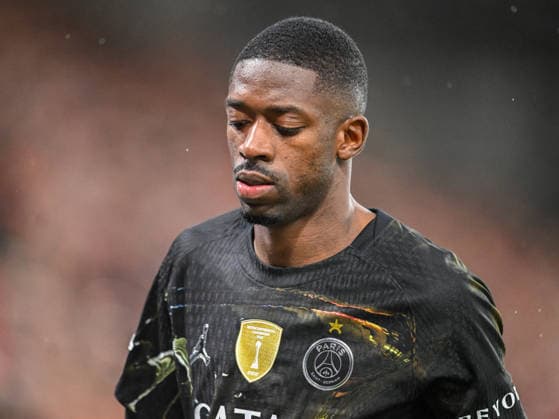 Liverpool v Paris Saint-Germain UEFA Champions League Ousmane Dembele of Paris Saint-Germain during the UEFA Champions League Quarter-final Second Leg match at Anfield, Liverpool 14 04 2026 UK Newspapers OUT Copyright: xKarlxVallantinex FIL-23285-0019