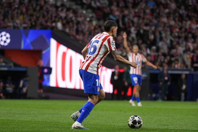 UEFA Champions League Quarter Finals Atletico Madrid v Barcelona Nahuel Molina of Atletico de Madrid during the UEFA Champions League Quarter Finals match Atletico Madrid vs Barcelona at Riyadh Air Metropolitano, Madrid, Spain on 14 April 2026 (Photo by Samuel Carreno News Images) Madrid Riyadh Air Metropolitano Madrid Spain Copyright: xSamuelxCarreno NewsxImagesx