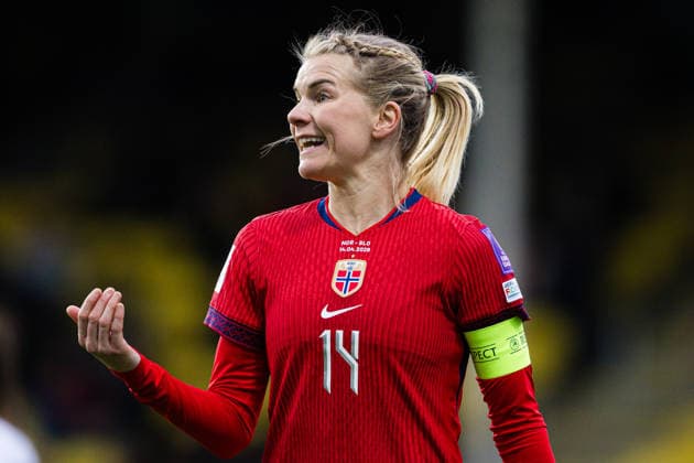 260414 Ada Hegerberg of Norway during the FIFA Women s World Cup Qualifier football match between Norway and Slovenia on April 14, 2026 in Lillestrom Photo Marius Simensen BILDBYRAN COP 238 VG0919 bbeng dam fifa world cup qualifiers football fotball fotball landskamp norge norway slovenia slovenien soccer vm kvalik vm kvalifisering kvinner  Copyright: MARIUSxSIMENSEN BB260414BB938