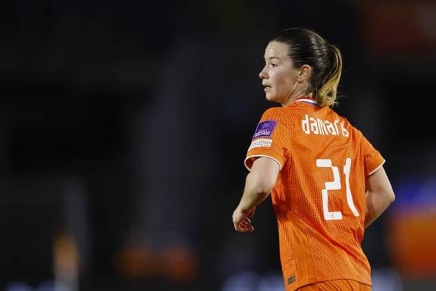 BREDA - Damaris Egurrola of the Netherlands during the World Cup qualifying match between the Netherlands (women) and France (women) at the Rat Verlegh Stadium on April 14, 2026 in Breda, the Netherlands. MAURICE VAN STEEN ANP FIFA Women s World Cup 2027 Qualifier 2025-2026 xVIxANPxSportx xMauricexvanxSteenxIVx 555804875 originalFilename: 555804875.jpg