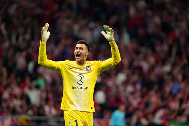 Juan Musso seen during UEFA Champions League quarterfinal game between teams of Atletico de Madrid and FC Barcelona, Barca (Kazimierz Koper Ball Raw Images) Madrid Estadio Jose Alvalade Spain Copyright: xKazimierzxKoperx kazimierzkoper_atletico_fcbarcelona_2526_8-56