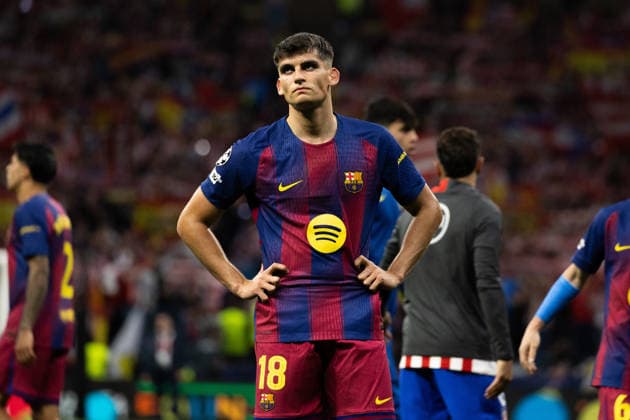 April 14, 2026, Barcelona, Barcelona, Spain: Gerard Martin of FC Barcelona, Barca in action after lose the UEFA Champions League Quarter Final second leg match between Atletico de Madrid and FC Barcelona at Riyadh Air Metropolitano on April 14, 2026 in Madrid, Spain. Barcelona Spain - ZUMAs316 20260414_znp_s316_097 Copyright: xMartixSeguraxRamonedax