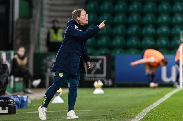 Scotland Women v Belgium Women FIFA Women s World Cup 2027 Qualifier Manager Melissa Andreatta of Scotland Women during the FIFA Women s World Cup 2027 Qualifier Group H match at Easter Road, Edinburgh 14 04 2026 UK Newspapers OUT Copyright: xJamiexJohnstonx FIL-23286-0236