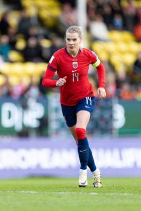 LILLESTROM, NORWAY - APRIL 14: Ada Hegerberg of Norway are seen during the FIFA Womens World Cup 2027 Qualifier match between Norway and Slovenia at Arasen Stadium on April 14, 2026 in Lillestrom, Norway. (Photo by Ane Frosaker Sports Press Photo) Copyright: xAnexFrosakerx xSPPx Sportspressphoto_SPR129809