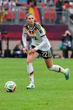 14 04 2026, xgrfx, Soccer World Cup Qualification Women , Germany Austria v l Jule Brand German Womens National Team DFL DFB REGULATIONS PROHIBIT ANY USE OF PHOTOGRAPHS as IMAGE SEQUENCES and or QUASI VIDEO Nuremberg