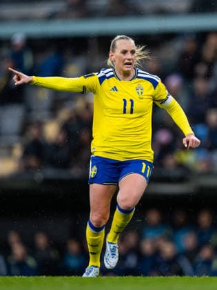 260414 Stina Blackstenius of Sweden during the FIFA Women s World Cup Qualifier football match between Sweden and Denmark on April 14, 2026 in Gothenburg Photo Mathias Bergeld BILDBYRAN kod MB CS0928 fotboll football soccer fotball vm kval kval fifa womens world cup qualifier qualifier sverige sweden danmark denmark dam bbeng women kvinner  Copyright: MATHIASxBERGELD BB260414MB082