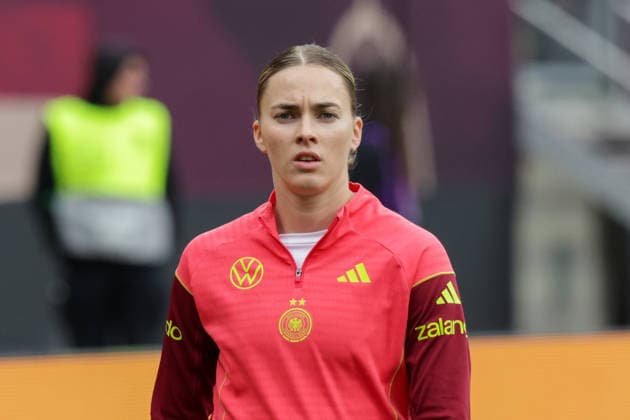 14 04 2026, xgrfx, Soccer World Cup Qualification Women , Germany Austria v l Laura Freigang German Womens National Team DFL DFB REGULATIONS PROHIBIT ANY USE OF PHOTOGRAPHS as IMAGE SEQUENCES and or QUASI VIDEO Nuremberg