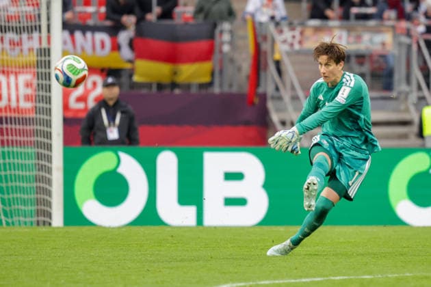 14 04 2026, xgrfx, Soccer World Cup Qualification Women , Germany Austria v l Ann Kathrin Berger German Womens National Team DFL DFB REGULATIONS PROHIBIT ANY USE OF PHOTOGRAPHS as IMAGE SEQUENCES and or QUASI VIDEO Nuremberg