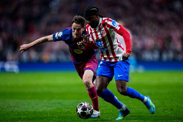 April 14, 2026, Madrid, Madrid, Spain: Ademola Lookman of Atletico de Madrid in action during the UEFA Champions League 2025 26 Quarter-Final Second Leg match between Atletico de Madrid and FC Barcelona, Barca at Riyadh Air Metropolitano on April 14, 2026, in Madrid, Spain. Madrid Spain - ZUMAa181 20260414_zaa_a181_248 Copyright: xOscarxJ.xBarrosox