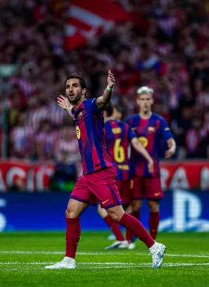 Atletico de Madrid CF vs FC Barcelona, Barca - UEFA Champions League - 14 04 2026 Ferran Torres of FC Barcelona celebrate his goal during the quarter-final second leg UEFA Champions League match between Atletico de Madrid and FC Barcelona at Riyadh Air Metropolitano Stadium on April 14, 2026 in Madrid, Spain. Madrid Spain Copyright: xPabloxGarcia PGSxPhotoxAgencyx