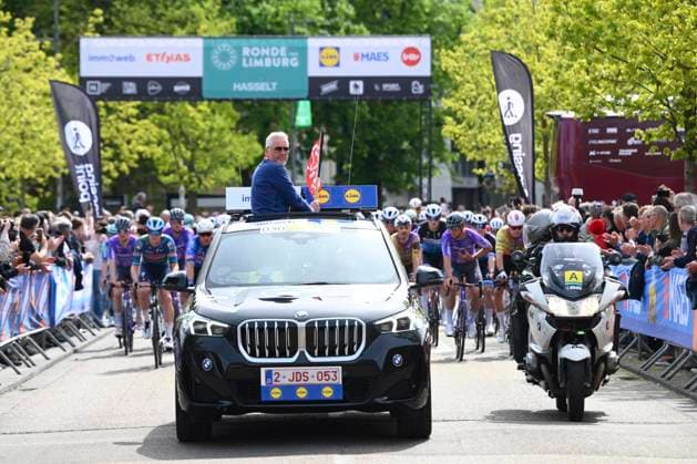 Ronde van Limburg 2026 Cycling Race TONGEREN, BELGIUM - APRIL 15 : Sunderland Scott during the 73rd edition of Ronde van Limburg an UCI Class 1.1 one day cycling road race for Men Elite of 178 km with start in Hasselt and finish in Tongeren on April 15, 2026 in Tongeren, Belgium, 15 04 2026 ( Motordriver Guy De Vuyst - Tongeren Belgium  Copyright: xVincentxKalutx