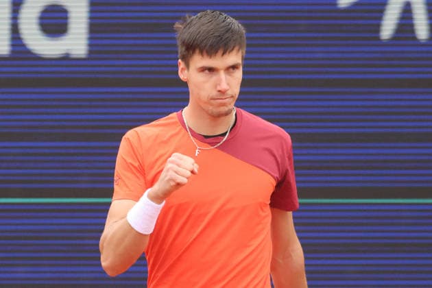 Fabian Marozsan HUN Cheers, cheers, at the end of the match, Tennis BMW Open by Bitpanda 2026 ATP 500 Munich 15 04 2026 PHOTO Mladen Lackovic LakoPress