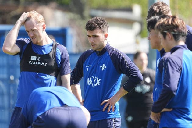 Sergio Lopez SV Darmstadt 98 15 04 2026 2 Bundesliga, Season 25 26 SV Darmstadt 98 Training, Stadion am Boellenfalltor, emonline, emspor,