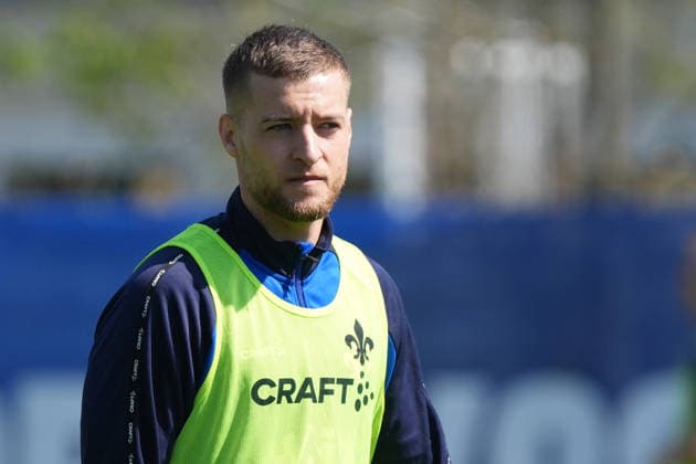 Fabian Nürnberger SV Darmstadt 98 15 04 2026 2 Bundesliga, Season 25 26 SV Darmstadt 98 Training, Stadion am Boellenfalltor, emonline, emspor,