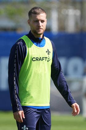 Fabian Nürnberger SV Darmstadt 98 15 04 2026 2 Bundesliga, Season 25 26 SV Darmstadt 98 Training, Stadion am Boellenfalltor, emonline, emspor,