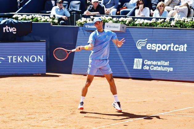 Nuno Borges (POR), APRIL 15, 2026 - Tennis : Nuno Borges during singles 2nd round match against Tomas Martin Etcheverry on the Barcelona Open Banc Sabadell tennis tournament at the Real Club de Tenis de Barcelona in Barcelona, Spain. Noxthirdxpartyxsales  aflo_327025294