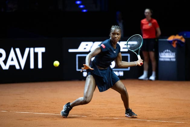 Noma Noha Akugue (Deutschland) im Bild, Alycia Parks (USA) vs Noma Noha Akugue (Deutschland), 1. Runde, GER, Porsche Tennis Grand Prix Stuttgart, WTA, Tennis Damen 500, 15.04.2026 GER, Porsche Tennis Grand Prix Stuttgart, WTA 500, 15.04.2026 Stuttgart *** Noma Noha Akugue Germany in the picture, Alycia Parks USA vs Noma Noha Akugue Germany , 1 round, GER, Porsche Tennis Grand Prix Stuttgart, WTA 500, 15 04 2026 GER, Porsche Tennis Grand Prix Stuttgart, WTA 500, 15 04 2026 Stuttgart Copyright: xEibner-Pressefoto Memmlerx EP_MMR