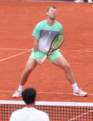 Kevin Krawietz reacts angry,anger,disappointed,disappointment,emotion, Tim Puetz Cap , Men Doubles, Men s Doubles Copyright: xJuergenxHasenkopfx