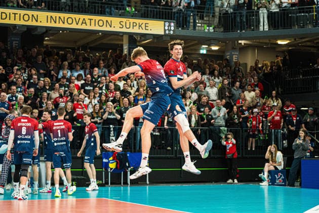 Volleyball, CEV Cup, Final, Playoffs, Match 1, SVG Lüneburg - Gas Sales Bluenergy Piacenza