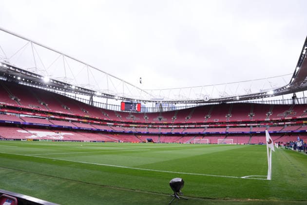 UEFA Champions League Quarter Finals Arsenal v Sporting CP General view of the arsenal stadium ahead of the UEFA Champions League Quarter Finals match Arsenal vs Sporting CP at Arsenal stadium, London, United Kingdom on 15 April 2026 (Photo by Harvey Murphy News Images) Copyright: xHarveyxMurphy NewsxImagesx