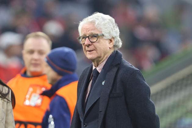 Marcel Reif looks on during the UEFA Champions League 2025 26 Quarter Final Second Leg match between FC Bayern München and Real Madrid CF at Football Arena Munich on April 15, 2026 in Munich, Germany Photo by Oliver Kaelke DeFodi Images