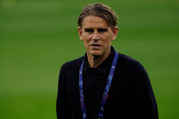 15 04 2026, xjrdrx, Football UEFA Champions League, FC Bayern Muenchen Real Madrid v l Sports Director Christoph Freund Bayern Muenchen DFL DFB REGULATIONS PROHIBIT ANY USE OF PHOTOGRAPHS as IMAGE SEQUENCES and or QUASI VIDEO Muenchen