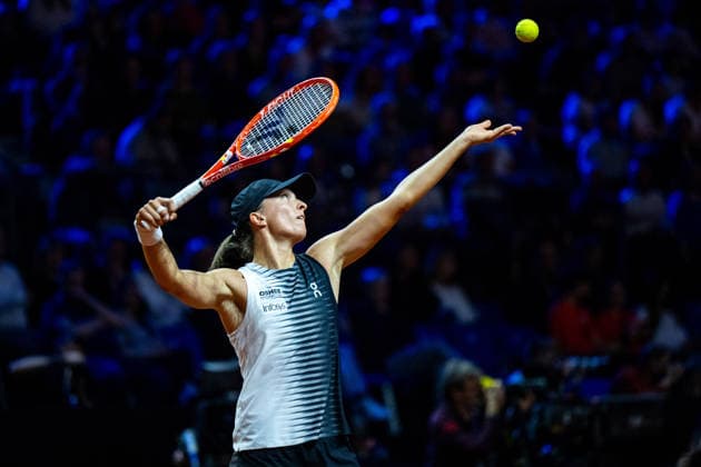 Iga Swiatek Poland in the picture, Laura Siegemund Germany vs Iga Swiatek Poland , GER, Porsche Tennis Grand Prix Stuttgart, WTA 500, 15 04 2026 GER, Porsche Tennis Grand Prix Stuttgart, WTA 500, 15 04 2026 Stuttgart Copyright: xEibner-Pressefoto Memmlerx EP_MMR